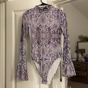 Shein Snakeskin Bodysuit